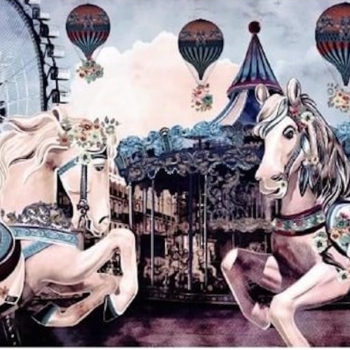 Transfér na nábytok Let's go to the Merry - go round