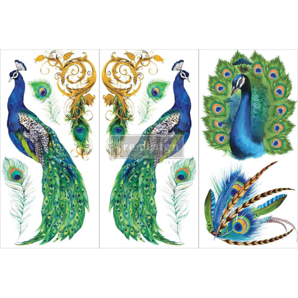 Transfér na nábytok Peacock Paradise