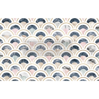 Papier na dekupáž Marbled Scales