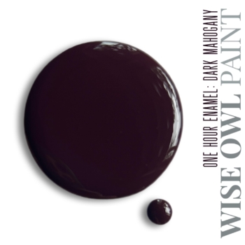 One Hour Enamel Dark Mahogany, farba na nábytok 916ml