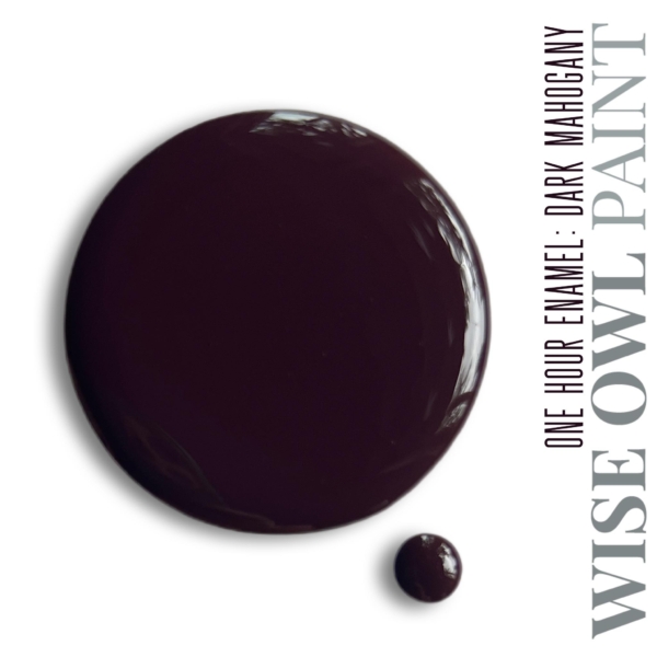 One Hour Enamel Dark Mahogany, farba na nábytok 916ml