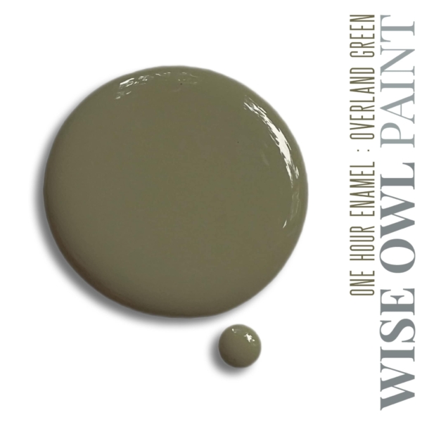 One Hour Enamel Overland Green, farba na nábytok 916ml