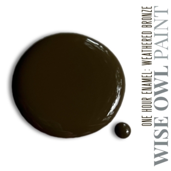 One Hour Enamel Weathered Bronze, farba na nábytok 916ml