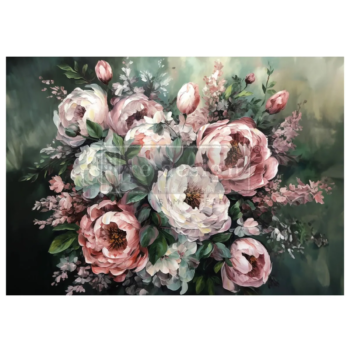 Papier na dekupáž Mossy Rose Delight