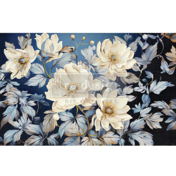 Papier na dekupáž Cerulean Blooms I