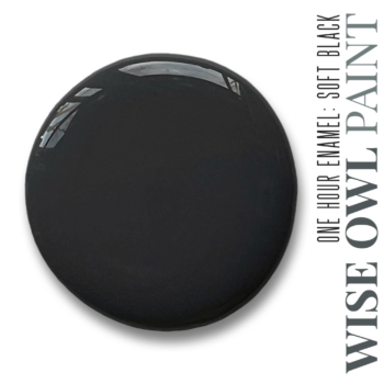 One Hour Enamel Soft Black, farba na nábytok 916ml