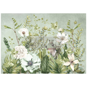 Papier na dekupáž Froggy Meadow Greens