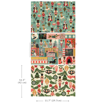 Papier na dekupáž Nutcracker Happiness