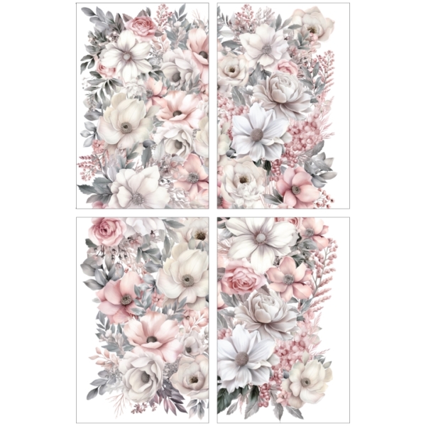 Transfér na nábytok Soft Wintery Floral