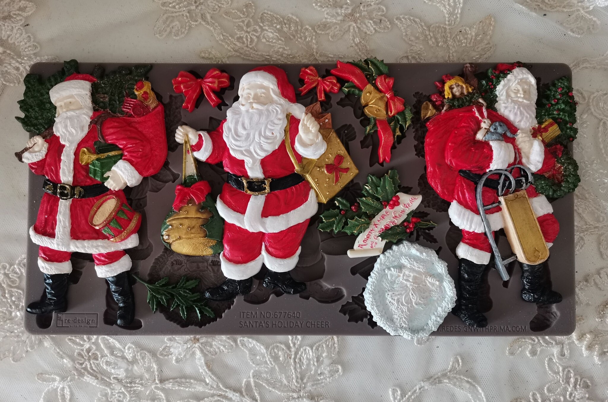 Silikónová forma Santa's Holiday Cheer – Obrázok 2