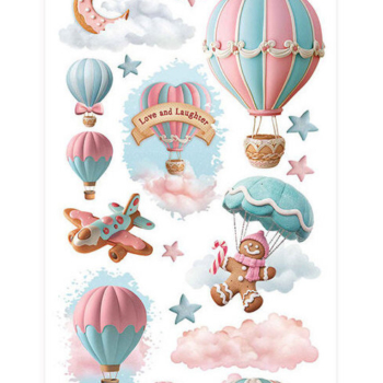 Transfér na nábytok Air Balloons - Candy Christmas