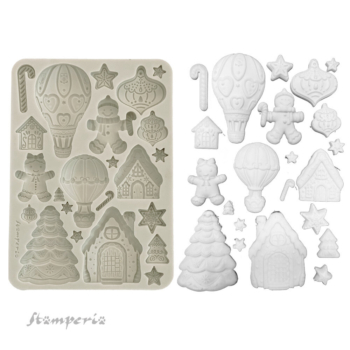 Silikónová forma Gingerbreads - Candy Christmas