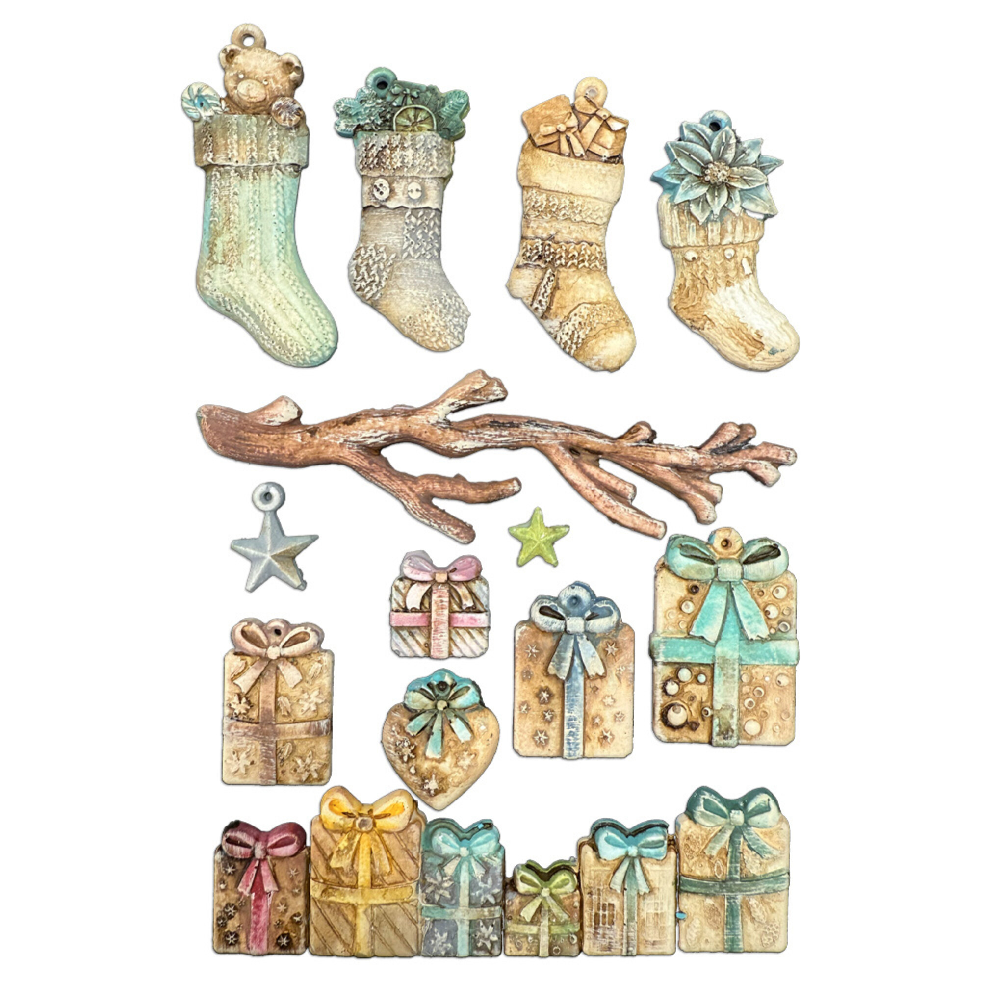 Silikónová forma Christmas Socks and Presents – Obrázok 2