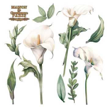 Transfér na nábytok Calla Lily A3 - La Vie En Fleurs