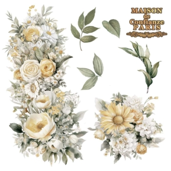 Transfér na nábytok Daisies A3 - La Vie En Fleurs