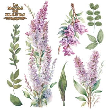 Transfér na nábytok Lilacs A3 - La Vie En Fleurs
