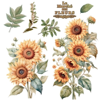 Transfér na nábytok Sunflowers A3 - La Vie En Fleurs