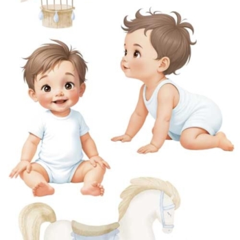 Transfér na nábytok Sweet Baby Boy A4,5