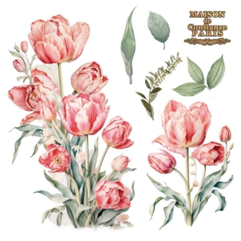 Transfér na nábytok Tulips A3 - La Vie En Fleurs